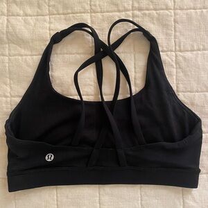Lululemon Black Energy Bra Size 6